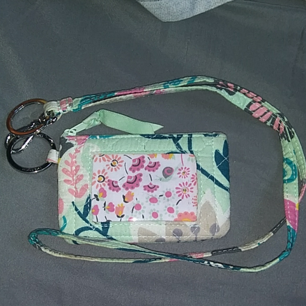Vera Bradley lanyard and ID case
